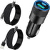 ?MFi Certified?iPhone 15 Car Charger Fast Charging, Braveridge 66W PD&QC3.0 USB-C Power Cigarette Lighter Charger+2Pack Type-C Braided Cable for i...