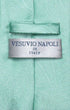 Vesuvio Napoli NeckTie AQUA GREEN Color Paisley Design Men's Neck Tie...