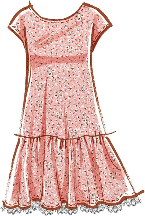 McCall's Misses' Dress and Mask Sewing Pattern Kit, Code M8214, Sizes L-XL-2XL, Multicolor...