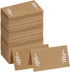 Supla 100 Pcs Place Cards with White Laurel Leaves Kraft Paper Cards Rustic Wedding Table Name Number Blank Table Tent Cards Table Name Tags Table...