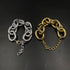 HUASAI Chunky Gold Bracelets for Women Thick Paperclip Bracelet Link Chain Bracelet for Women Gold Jewelry for Women Birthday Gifts for Her...