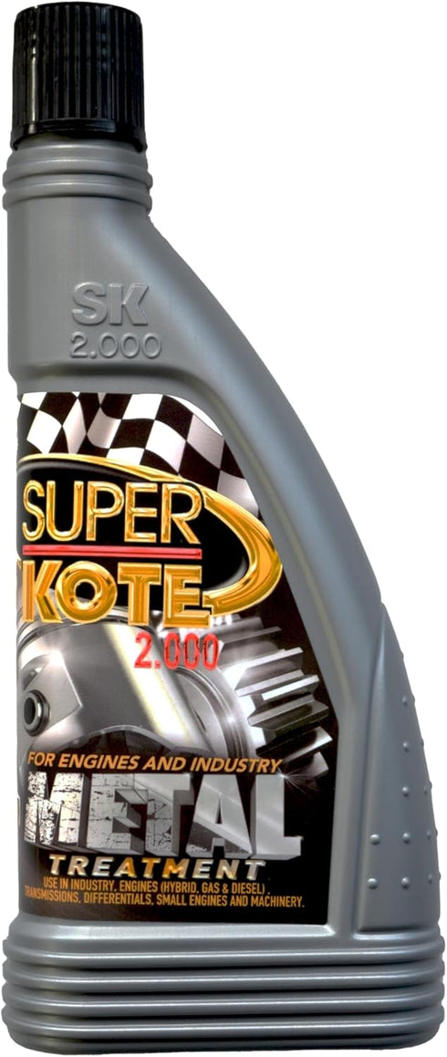 Engine Treatment SUPERKOTE 2000 / Metal Treatment/Super Lubricant/Heavy Duty/Anti Friction/Engine Metal Treatment/Lube/EP/Automotive/Cars / 8oz...