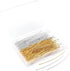 200 Pcs 70mm/2.76 Inch 21 Gauge Straight Ball Pins for Craft Earring Bracelet Necklace Pendant DIY Jewelry Making, Silver & Gold Color...
