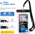 ProCase Universal Waterproof Pouch up to 7", Cellphone Dry Bag Underwater Case for iPhone 15 14 13 Pro Max 12 11 Xs XR 8 Plus Mini, Galaxy S23 S22...