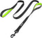 Heavy Duty Dog Leash - 2 Handles by Padded Traffic Handle for Extra Control, 6foot Long - Perfect for Medium to Large Dogs (6 ft, Black Green)...