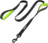 Heavy Duty Dog Leash - 2 Handles by Padded Traffic Handle for Extra Control, 6foot Long - Perfect for Medium to Large Dogs (6 ft, Black Green)...