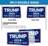 Probsin Trump 2024 Flag 3x5 Ft Decorations Outdoor Double Sided 3 Ply Blue Take America Back Flag Heavy Duty Banner Party Supplies Yard Signs Home...