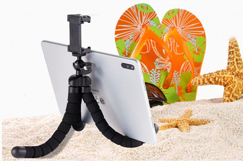 Cellphone Tripod,Mini Tripod Holder, Portable Travel Camera Mobile Phone Mount, Flexible Octopus Tripod Stand Desk Travel Outdoor Compatible with ...