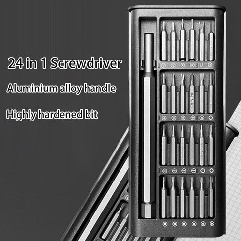 24 In 1 Mini Precision Screwdriver Set Pocket Screwdriver With Case Computer Tool Kit For Phone Glasses Watch Electronics...