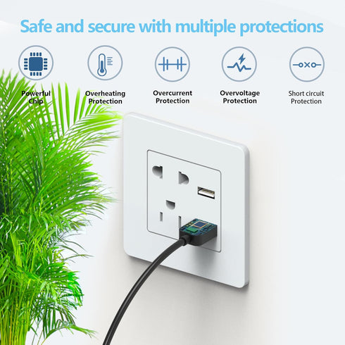 Fairywill Toothbrush Charger Cable for FWD1 FWD3 FWD7 FWD8 FW917 FW507 SG508 FW508 FWP11 FWE11 FWT9 P11, Sonic Electric Toothbrush Charger Power C...