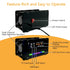 EIELE Soldering Practice kit Multi-Function Speaker AUX TF Playback Voice-Activated Level Indicator Dual Channel Speaker Education Black case Spea...
