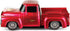 QFX Bluetooth 1956 Pickup Truck Replica Speaker, 3-inch Speakers, Hands Free Link, Built-in Microphone, FM Radio and LED Party Lights, Red - BT-19...