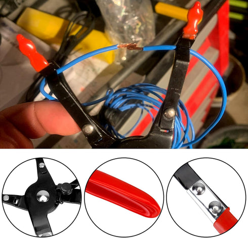 Soldering Plier, Meatal Soldering Clamp Wire Welding Clamp Pick?Up Aid Plier Tool for Automobile Maintenance Repairing Vehicle...