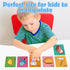 Touch & Feel Flash Cards for Toddlers 1-3,CVC Word Games,Speech Therapy Toys for 12 to 18 Months,Autism Sensory Products, Educational Flashcards,L...