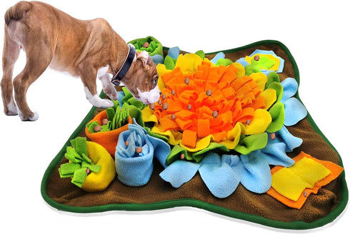 Dogs Snuffle Mat Pet Feeding Mats Puppy Sniffing Pad,Cat Doggies Interactive Puzzle Toys for Multiple Breeds Encourages Natural Foraging Skills,Tr...