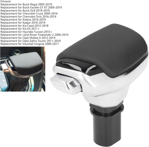 Aramox Shift Lever Knob Fit for Buick Excelle GT XT, Gear Shift Knob Shifter Head ABS Universal High Sensitivity Replacement((Long pole))...