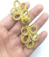6 Pairs Gold Chinese Knots Frog Buttons Vintage Closure Sewing Fasteners for DIY Sewing Coats Scarf Cloak Sweater and Costumes Sewing Accessory 8c...