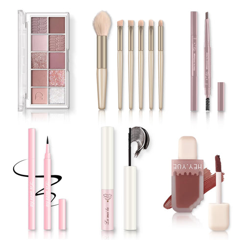 All in One Makeup Kit for Women Full Kit, Basic Cosmetics Kit for Beginner & Professionals, Eye Makeup Set Tween Girl, Make Up Kits for Teenagers,...
