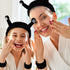 3pcs Snail Face Wash Headband and Wristband Set Black Funny Makeup Headband Puffy Skincare Spa Head Bands Cute Wrist Towels Hair Band for Washing ...