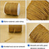 PH PandaHall 1.5mm 100 Yards Camel Nylon String for Bracelets, Beading Thread Nylon Cord Blind Cord Braided Lift Shade Cord Wind Chime Replacement...