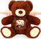 14 Inch Remembrance Bear Plush Stuffed Animal with Recorder Soft Doll Fabric Animal Toy with a Picture Frame for Baby Shower Wedding Birthday Gift...