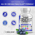 Eye Health Vitamins with Bilberry 6000mg Lutein & Zeaxanthin 40mg Lycopene 40mg Resveratrol 3000mg Grape Seed Extract 6000mg Omega 3 4000mg Astaxa...
