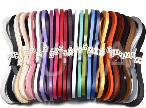 JUYA Metallic Paper Quilling Set 2/3/5/7/10mm Width Available (24 Colors, Paper Width 2mm)...
