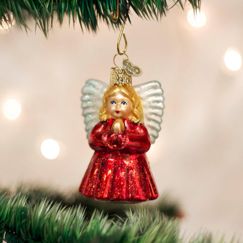Old World Christmas Collection Glass Blown Ornaments for Christmas Tree Baby Angel...