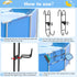 2PCS Pool Pole Hanger Swimming Pool Fence Hooks,Poolside Pool Leaf Skimmer Net Holder Outdoor Hooks for Hanging Pool Equipment Fit 3.26'' or Less ...