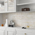 CRE8TIVE Glossy Beige Marble Contact Paper for Countertops Waterproof Marble Peel and Stick Wallpaper Removable Self Adhesive Faux Marble Vinyl Wa...