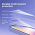NEW'C Pack of 3 Tempered Protective Glass for Samsung Galaxy A54 5G, Scratch-Free, 9H Hardness, HD Screen Protector, 0.33 mm Ultra Clear, Ultra Re...