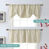 Home Queen Tie Up Shade Curtain Valance Window Treatment for Living Room, Adjustable Balloon Rod Pocket Drape Valance, Set of 1, 54 X 18 Inch, Nat...