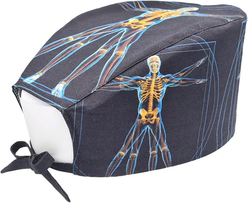 X-Ray Black Working Cap - Comfortable and Breathable for Men and Women Long Aesthetic Head Cover...