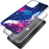 DDTKZC for Moto Case,Moto Phone Case, Tempered Glass Protector Lustre Pattern-Sparkle 3 in 1 Clear Shockproof Case for Moto (Starry Sky, for Moto ...