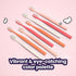SANGSI Embossed Bristle Toothbrush, Soft Toothbrushes for Adults - Sensitive Teeth and Gums Care - Perfect Travel Essentials – Bubble Bubble Roman...