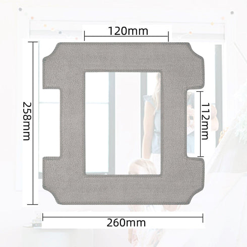 6 Pack Washable Mop Cloths Cleaning Rag for Ecovacs WINBOT W1 / W1 Pro Window Cleaner Robot Accessories...