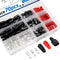 smseace 70pcs 15/30/45Amp Power Connectors with PVC Cover 1.5-6mm² (20-10AWG) Quick Disconnect Power Pole connectors,Flame Retardant Sleeve for Po...