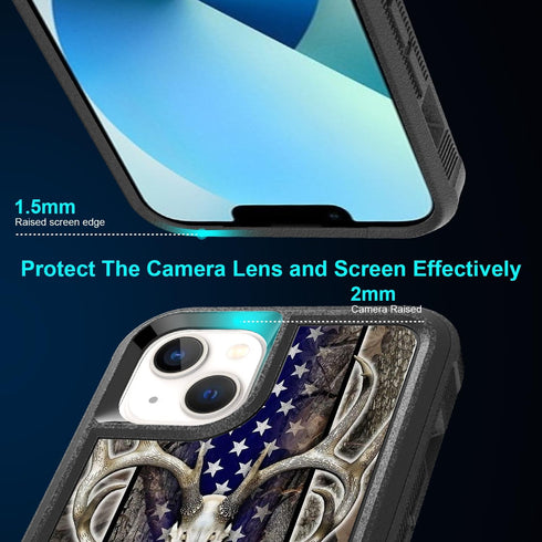 iPhone 12 Pro Cover, iphone 12 Defender Case, Heavy Duty 360 Full Body Shockproof Protection Hard Plastic+Silicone Rubber Hybrid Case for Apple ip...
