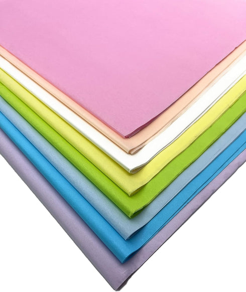 Pastel Rainbow Tissue Paper for Gift Wrapping, Packaging, Floral, Birthday, Christmas, Halloween, DIY Crafts and More 15" X 20" 100 Sheets...