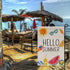 Hello Summer Garden Flag 12x18 Inch Double Sided Burlap, Beach Sign Yard Outdoor Decor Small Flags DF281...