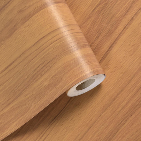 DUUEIHHUER Wood Grain Wallpaper Peel and Stick Wallpaper Brown Wood Grain Self-Adhesive Contact Paper Vintage Texture Wallpaper Thickened Waterpro...
