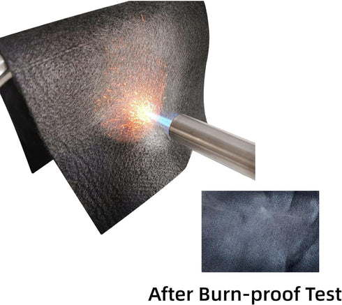 12"X12"X1/5'' Heat Shield Thermal Barrier Blanket Insulation Reflective Material High Temp Protection Carbon Felt for Stove Welders, Stuff for DIY...