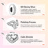 Annmors Silver Charms for Bracelets S925 Love Heart Mom Birthday Dangle for Women Bracelet & Necklace Pendant...