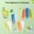 Water Bottle Silicone Ice Cube Tray by Lily's Home - 3-Piece Quick-Freeze Ice Trays with 10 Ice Cube Slots – Silicone Ice Cube Tray Set Makes 30 I...