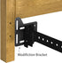 2Pcs Bed Frame Conversion Kit,Bed Frame Adapter Bracket,Heavy Duty Bed Modification Plate, Headboard Brackets for Metal Bed Frame, Headboard Attac...