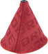 Universal Manual Red Canvas Shift Lever Knob Boot Dust Cover JDM Style Gear Shift Knob Collar Hyper Fabric...