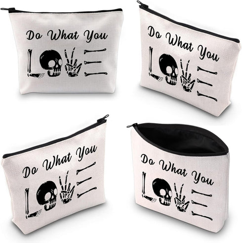 Radiology Makeup Bag Xray Gift Radiologist Gift Rad Tech Cosmetic Bag Radiology Gift Thank You Gift Student Graduation Zipper Pouch (Do What You l...