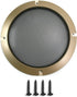 Fielect 6.5 inch Speaker Grill Cover Speaker Grill Mesh Decorative Circle Subwoofer Guard Protector Cover Audio Accessories Gold...