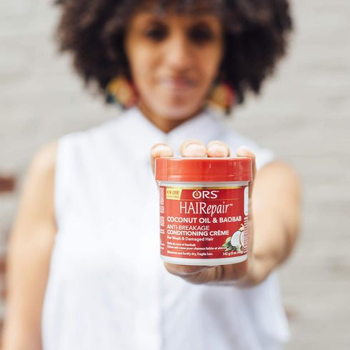 ORS HAIRepair Coconut Oil and Baobab Anti-Breakage Conditioning Creme, 142 g...
