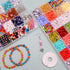 IOOLEEM 28 Grids Plastic Bead Organizer Box, Organizer Container Storage Box, Dividers for bead arts and crafts....